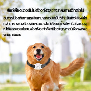 เครื่องระบุตำแหน่งการติดตามสัตว์เลี้ยงทั่วโลก อุปกรณ์ป้องกันการสูญหาย เครื่องระบุตำแหน่งการติดตามกันน้ำสองทางแบบไร้สายสำหรับลูกสุนัขและแมว เฉพาะสำหรับ Apple