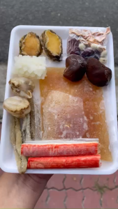 Set soup Bào ngư hải sâm sốt hoàng kim 350g-400g (giao tphcm)