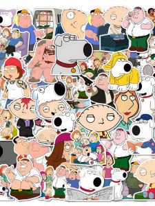 50 Stickers Anime Hot Pot Sticker Childrens Room Notebook Sticker DIY Graffiti Travel Case Mobile Phone Case Power Bank Sticker