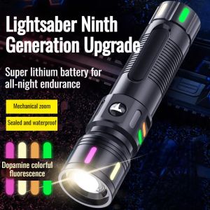 Multifunctional Outdoor Portable Flashlight White High Power Strong Light