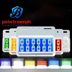 【Fast Delivery】1pcs 24V LED Truck Bus Boat Rv Side Marker Light Indicator Lamp truck side light clearance lamp