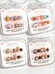 GANGHOU | Non-toxic Odorless Child-specific Handmade Nails Stickers