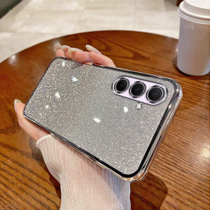 เคสโทรศัพท์ Samsung A56 Ultra-Thin ดูดซับแม่เหล็ก โปร่งใส ป้องกันการตกหล่น ดีไซน์เรียบง่าย ดีไซน์สร้างสรรค์ ดีไซน์ระยิบระยับ
