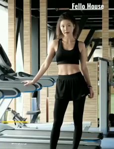 Bra Sukan Cute Plus Size Lady Back Buckle Korean Women Anti-sagging Running Yoga Fitness Exercise Gym Sport