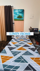 3in1 Plain and Aesthetic Color Design Canadian Cotton Full Garterized Bedsheet w/ 2 Pillow Case Fit