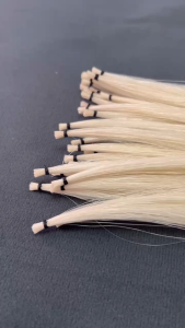 1pcs Hank 5--6 Grams Each One High Quality Unbleached Mongolia Horse Hair For Violin Bow