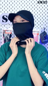 Khăn trùm đầu ninja fullface SWAT chống nắng vải co dãn thoáng khí có thể gấp gọn tiện lợi đi phượt dã ngoại câu cá