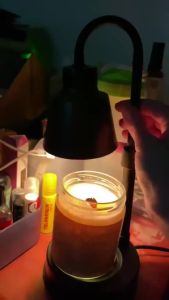 sg【READY STOCK】Scented Candles Electric Candle Warmer Lamp Expand Fragrance Mini Small Aromatherapy Atmosphere Lamp Melting Candle Lamp