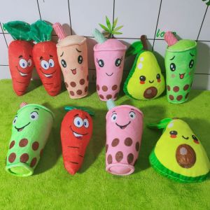 GẤU BÔNG TRÀ SỮA ĐỒ CHƠI NHỒI BÔNG ĐỒ VẬT ĐỒ ĂN TRÁI CÂY GẤU BÔNG HÌNH CON VẬT ĐỒ CHƠI GIÁO DỤC