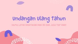ISI 25 PCS Undangan Ulang Tahun Anak - Tema Karakter Undangan Pesta Birthday Party Card Invitation Infittation Undangan Mini - Kecil