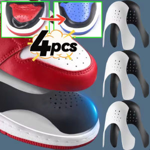4ชิ้นที่ยืดหัวรองเท้าป้องกันรอยยับป้องกันการตกแตกลิ้นรองเท้ารอยพับรองเท้ารองรับการป้องกันการพับ