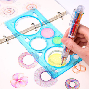 Onisa Childrens Toys Ten Thousand Flower Ruler Student Stationery Creative Small Fresh Ruler