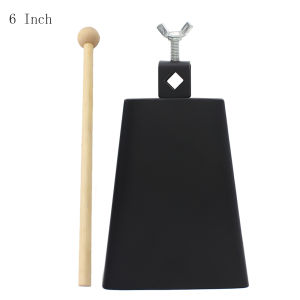 IRIN | SLADE Jazz Cowbell 4/5/6/7/8 Inch Metal Steel Cowbell Cattle Bell Drum with Drumsticks Percussion Instrument Accessories