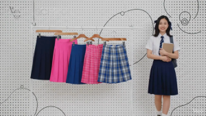 AOGargments 2026- School Uniform Checkered Skirt (Assorted Color)