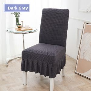 WANGSHIHUAYI | Pure Color Simplistic Backrest Inclusive Chair Cover