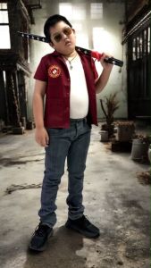 เสื้อช็อปนักวิศวกรรมสีแดง สำหรับเด็กชาย แบบคอเชิ้ต วัสดุสังเคราะห์ แบบใหม่