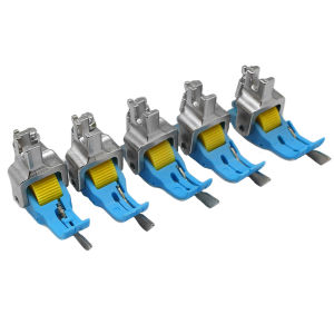 1 PC SP-18 ขวา EDGE GUIDE Roller Presser เท้า 1/32 + 3/16 + 1/16 + 1/8 + 1/4 สําหรับอุตสาหกรรม 1 เข็มจักรเย็บผ้าอุปกรณ์เสริม