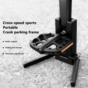 Bike Crank Kickstand Stable Parking Support for Mountain Bike Urban Cycle Garage Storage Commuting & Trail Riding