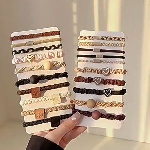 Kunciran Rambut Scrunchie Anak Set Isi 5 Ikat Rambut Wanita Fashion Korea HS KCR20