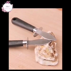 🇲🇾 Dual-purpose Stainless Steel Oyster Knife Scallop Pisau Tiram 两用刀不锈钢开蚝刀牡蛎刀扇贝生蚝刀开海蛎子刀撬刀开生蚝瓶起子
