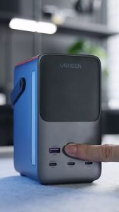 Trạm pin dự phòng Ugreen Nexode Pro PB770 300W dung lượng 48000mah sạc nhanh PD 3.1 140W với 3 cổng Type C màn LED