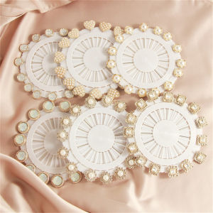 15pcs popular new combination pearl brooch Muslim long needle womens clothing accessories
