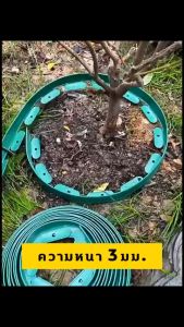 ขอบกั้นดิน 10 เมตร [ฟรี สมอบก 30 อัน] ที่แบ่งดิน ที่กั้นดินไหล ใช้ซ้ำได้ทนทาน วัสดุ PE สูง5ซม ที่กั้นดิน เส้นแบ่งเขตงานจัดสวน ขอบกั้นดินจัดสวน ที่กั้นดินที่กันดินไหล กันหิน กันหญ้า ที่กั้นดิน กั้นหญ้าและหิน ที่แบ หินจัดสวน garden fence