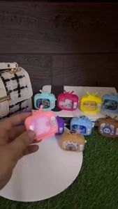 Sejahtera Selalu - Gantungan Kunci Tas Bentuk TV Lucu Aneka Karakter Gambar Bahan Silicon Dengan Led Menyala