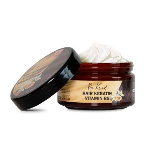 Pu Krid ทรีทเม้น Vitamin B5 เคราติน กลิ่นวนิลลา บำรุงเส้นผมหลังการยืด ซ่อมแซมเส้นผม สารเคมีและความร้อน 1 ราคาบรรจุภัณฑ์ 200 บาท