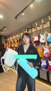 กระเป๋าผ้า เมโลเดียน ผ้าดิบ หนา มีสายสะพายสองข้าง ดึงเชือกปิดปากกระเป๋าได้ - จัดส่งด่วนในไทย