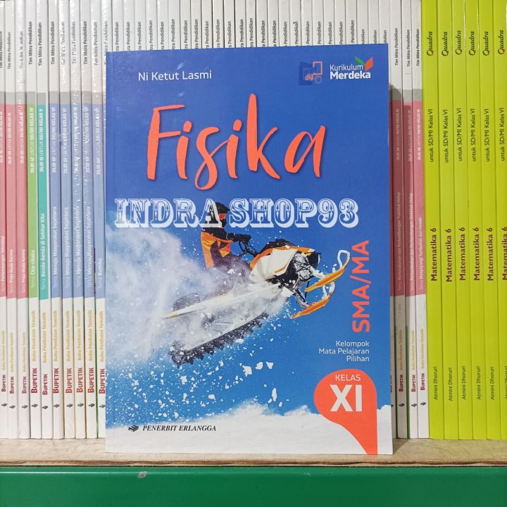 Buku Fisika Kelas 2xi 11 Sma Erlangga Kurikulum Merdeka Lazada Indonesia 7879