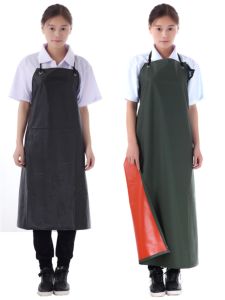 Chống Thấm Nước Cộc Tay Không Tay Tạp Dề Đơn Giản Vệ Sinh Gia Đình Thời Trang Nữ Quần Áo Bảo Hộ Lao Động Áo Chống Dầu Xingkai Bảo Vệ Pvc