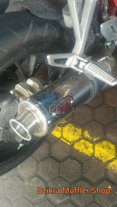 Knalpot racing R9 New Mugello silencer silincer only untuk motor 4 tak