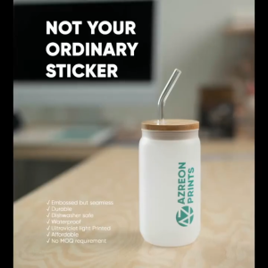 Azreon Prints - Quality UV Transfer Sticker | UV DTF | LABELS GRAPHICS LOGO