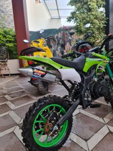 SLENSER CLINCER TABUNG KNALPOT PEREDAM MOTOR TRAIL MINI FMF CROM