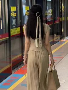 Summer Elegant Chinese Style Womens Clothing Set
