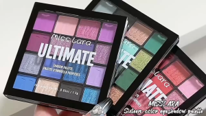 Bảng Phấn Mắt 16 Màu Lì Và Ánh Ngọc Trai Kháng Nước Không Dễ Phai Màu Miss Lara