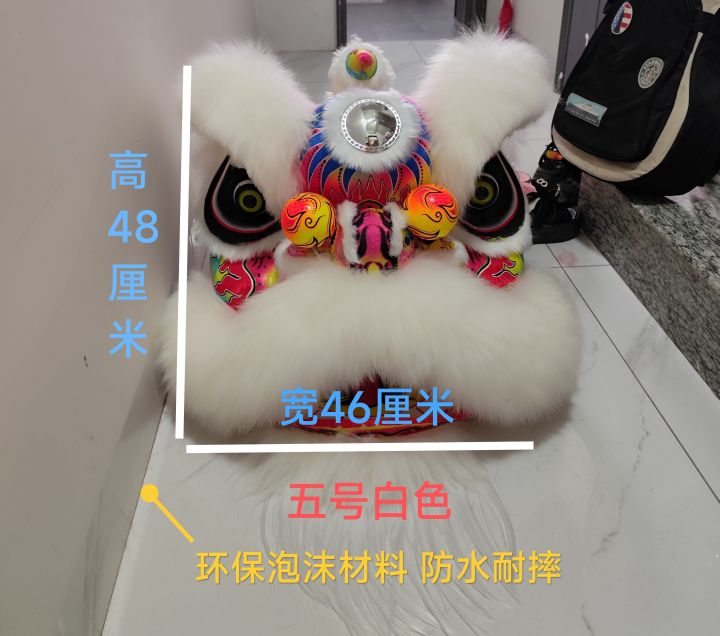 Number 5 Foam Lion Dance Costume Eye Blinking Lightweight Stage Performance Premium Wool Buddha Suit Versatile Crafts