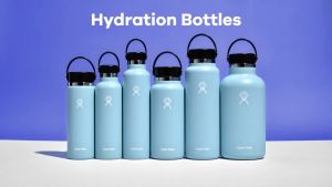 Hydro Flask Tumbler 18oz Standard Mouth with Flex Cap - White