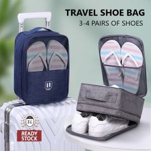 Travel Shoe Bag Multilayer🔥Ready Stock🔥Slipper Sneaker Storage Organizer Beg Kasut / Beg Simpan Kasut 旅行鞋子收纳袋