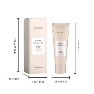 OUHOE 50g Exfoliating Gel สําหรับผิวอ่อนโยนทําความสะอาดรูขุมขนหดตัว Blackhead & Acne Exfoliation - Tender Skin Formula
