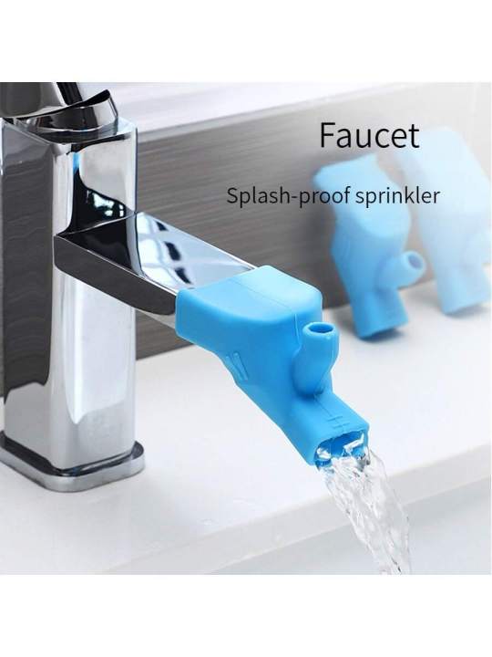 Faucet extension device for children and babies to wash hands water