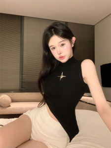 GUZILIAN | เสื้อกั๊กแขนกุดคอตั้งสไตล์ฝรั่งเศสสำหรับผู้หญิงในช่วงฤดูร้อน เสื้อคลุมกันหนาวทรงเข้ารูปแบบใหม่ ทรงเข้ารูป เสื้อคลุมกันหนาวแบบลำลอง