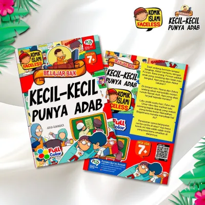 GMB Komik Islami Kecil Kecil Punya Adab PQS Sumber Ilmu