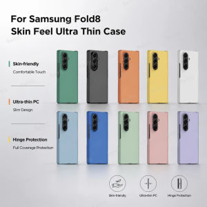 Fashion Luxury Skin Feel Frosted Matte Phone Case For Samsung Galaxy Z Fold 8 Ultra 7 6 5 4 Candy Color Shockproof Protect Cover