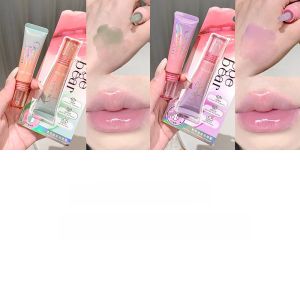 Natural Fruit Extract Color Changing Lip Gloss Womens Moisturizing Hydrating Lipstick Brightens Lip Color Student Fake Natural Look Colored Lip Balm