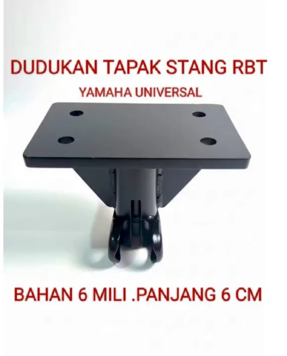 Dudukan Tapak Stang RBT Yamaha Universal tebal 6mm panjang 6cm untuk ...