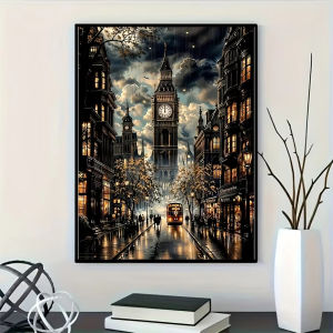 Scenic City Landscape Artwork Jigsaw Puzzle 500/1000/1200/2000PCS Stress Relief Puzzle Wall Art Decor Gift