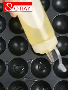 Superm 56-hole takoyaki meatball machine multi-function takoyaki gas commercial double-plate fish ball oven non-stick surface easy to clean