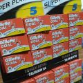 silet isi ulang 100 keping dan 120 keping platinum GILLETTE LEMBAR. 